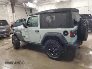 2023 Jeep Wrangler Sport with VIN 1C4HJXAG7PW617021, listed as a Copart auction lot 59928305 with 8,503 mi miles and Salvage title. Bid and sale history available at DreamBid. Image 2.