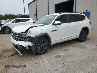 2021 Volkswagen Atlas SE z VIN 1V2MR2CA1MC526051, wystawiony jako Copart lot #59235855 z przebiegiem 69 673 mil mil oraz Szkoda całkowita • Salvage title. Historia ofert i sprzedaży dostępna na DreamBid. Obrazek 1.