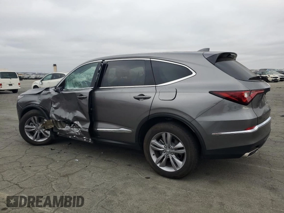2023 Acura MDX with VIN 5J8YE1H33PL006295, listed as a Copart auction lot 72001584 with 15,692 mi miles and Salvage Title. Bid and sale history available at carsss.com. Image 2.