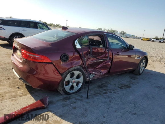 2017 Jaguar XE 25t with VIN SAJAR4BG9HA972716, listed as a Copart auction lot 53547115 with 54,252 mi miles and Salvage Title. Bid and sale history available at DreamBid. Image 3.