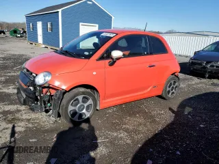 2015 FIAT 500e with VIN 3C3CFFGE3FT726144, listed as a Copart auction lot 46487605 with 64,771 mi miles and Clean Title. Bid and sale history available at carsss.com. Image 1.