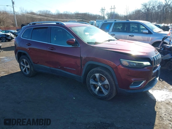 2019 Jeep Cherokee Limited with VIN 1C4PJMDX6KD337276, listed as a IAAI auction lot 41572575 with 76,233 mi miles and . Bid and sale history available at DreamBid. Image 1.