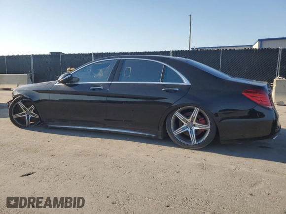 2016 Mercedes-Benz S-Class AMG S 63 with VIN WDDUG7JB4GA237137, listed as a Copart auction lot 53655765 with 87,258 mi miles and Clean Title. Bid and sale history available at carsss.com. Image 2.