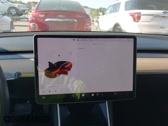 2018 Tesla Model 3 Long Range Battery with VIN 5YJ3E1EA5JF063555, listed as a IAAI auction lot 42028785 with 45,346 mi miles and . Bid and sale history available at DreamBid. Image 18.