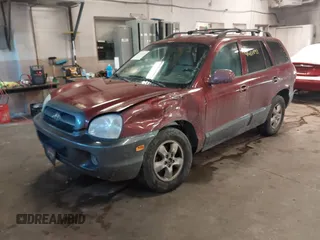 2005 Hyundai Santa Fe GLS with VIN KM8SC73EX5U935778, listed as a IAAI auction lot 41401893 with 248,365 mi miles. Bid and sale history available at carsss.com. Image 2.