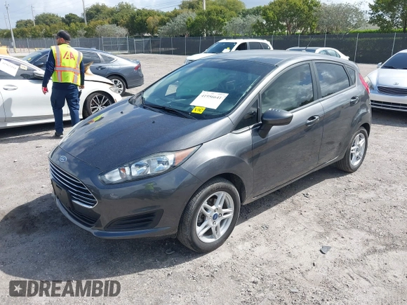 2019 Ford Fiesta SE with VIN 3FADP4EJ1KM101818, listed as a IAAI auction lot 41956641 with 40,493 mi miles. Bid and sale history available at carsss.com. Image 17.