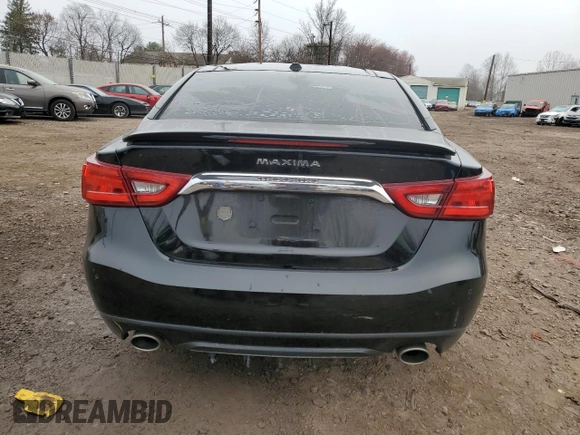 2016 Nissan Maxima SL with VIN 1N4AA6AP3GC436677, listed as a Copart auction lot 49880185 with 128,748 mi miles and Salvage Title. Bid and sale history available at DreamBid. Image 6.