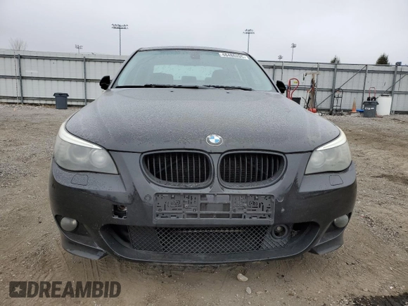 2008 BMW 5 Series 550i with VIN WBANW53568CT53794, listed as a Copart auction lot 48486205 with 161,371 mi miles and Salvage Title. Bid and sale history available at carsss.com. Image 5.