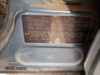 2005 Hyundai Sonata GLS with VIN KMHWF35H85A110039, listed as a Copart auction lot 79202784 with 144,980 mi miles and Salvage Title. Bid and sale history available at carsss.com. Image 14.