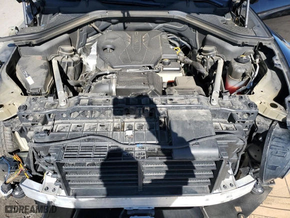 2022 Genesis GV80 with VIN KMUHBDSB5NU079116, listed as a Copart auction lot 47019755 with 53,704 mi miles and Salvage Title. Bid and sale history available at carsss.com. Image 12.
