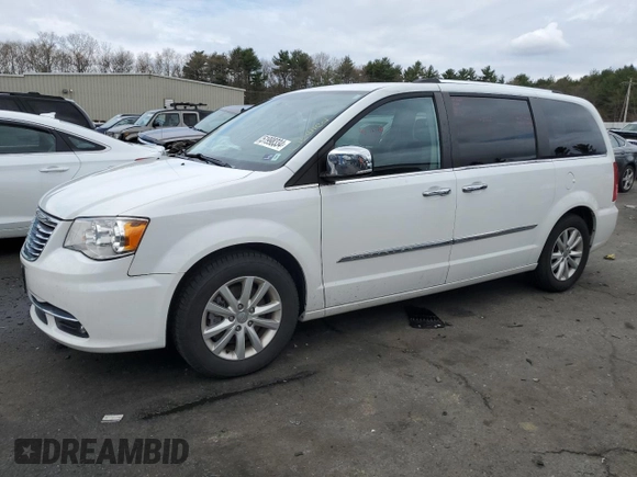 2016 Chrysler Town & Country Limited Platinum with VIN 2C4RC1GGXGR133548, listed as a Copart auction lot 51998334 with 108,207 mi miles and Salvage Title. Bid and sale history available at DreamBid. Image 1.