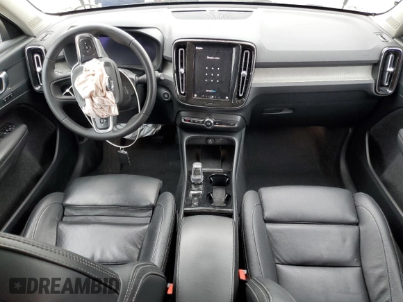 2024 Volvo XC40 Plus Dark Theme with VIN YV4L12ULXR2285377, listed as a Copart auction lot 60165095 with 43,423 mi miles and Salvage title. Bid and sale history available at DreamBid. Image 8.