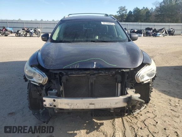 2014 Infiniti QX60 with VIN 5N1AL0MM9EC526329, listed as a Copart auction lot 47194075 with 153,174 mi miles and Salvage Title. Bid and sale history available at carsss.com. Image 5.