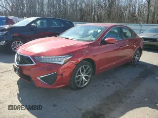 2020 Acura ILX w/Premium Pkg with VIN 19UDE2F75LA003947, listed as a Copart auction lot 45967375 with 49,298 mi miles and Salvage Title. Bid and sale history available at carsss.com. Image 1.