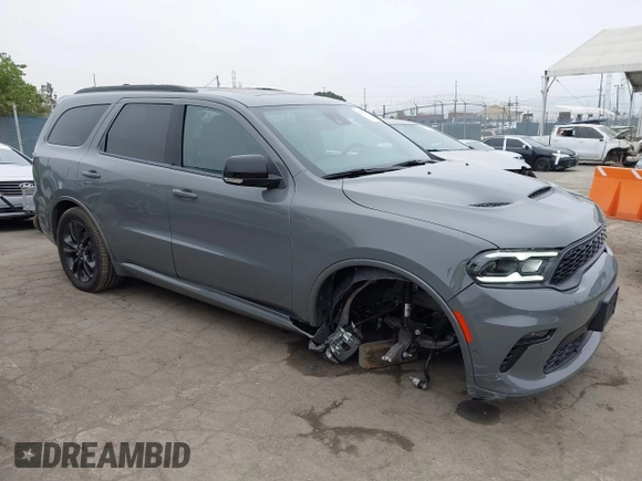2023 Dodge Durango GT Plus z VIN 1C4RDHDG5PC675336, wystawiony jako IAAI lot #42277960 z przebiegiem 7 673 mil mil oraz . Historia ofert i sprzedaży dostępna na DreamBid. Obrazek 1.