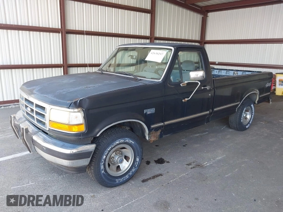1995 Ford F-150 z VIN 1FTEF14HXSNA28985, wystawiony jako IAAI lot #42630297 z przebiegiem Nie podano mil oraz . Historia ofert i sprzedaży dostępna na DreamBid. Obrazek 2.