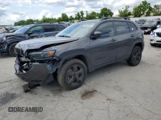 2021 Jeep Cherokee Altitude with VIN 1C4PJMLB9MD140093, listed as a Copart auction lot 58825095 with 79,896 mi miles and Salvage title. Bid and sale history available at DreamBid. Image 1.