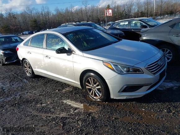 2017 Hyundai Sonata SE with VIN 5NPE24AF1HH566046, listed as a IAAI auction lot 41244847 with 1 mi miles. Bid and sale history available at carsss.com. Image 1.