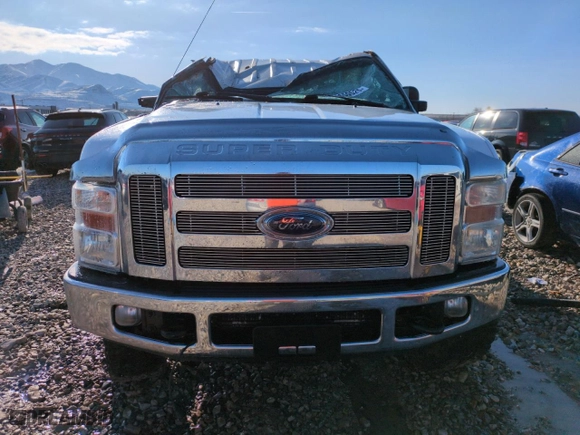 2008 Ford Super Duty F-350 SRW XL with VIN 1FTWW31R48EB39764, listed as a Copart auction lot 49650525 with 215,540 mi miles and Salvage Title. Bid and sale history available at carsss.com. Image 5.