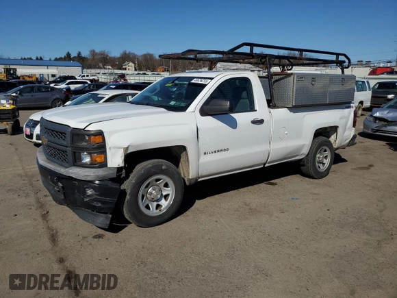 2014 Chevrolet Silverado 1500 Work Truck with VIN 1GCNKPEH3EZ400631, listed as a Copart auction lot 48636255 with 98,219 mi miles and Clean Title. Bid and sale history available at DreamBid. Image 1.