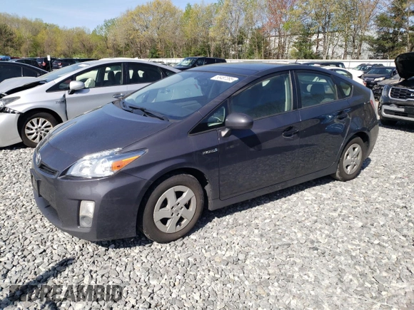 2010 Toyota Prius II with VIN JTDKN3DU1A0135997, listed as a Copart auction lot 55487395 with 222,972 mi miles and Clean Title. Bid and sale history available at carsss.com. Image 1.