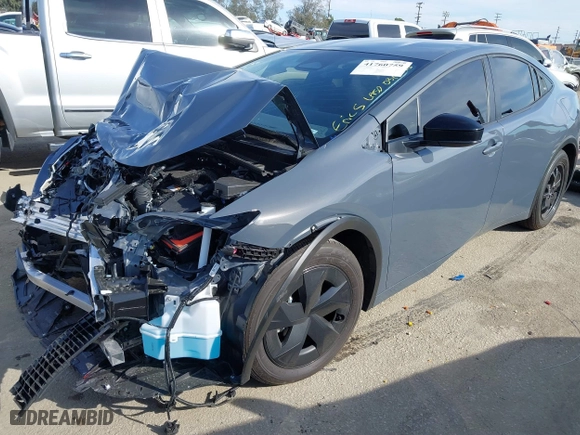 2024 Toyota Prius LE with VIN JTDACAAU6R3042266, listed as a IAAI auction lot 41760759 with 2,304 mi miles. Bid and sale history available at carsss.com. Image 18.