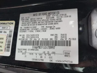 2018 Ford Mustang GT with VIN 1FA6P8CF1J5178997, listed as a IAAI auction lot 41794280 with 88,282 mi miles. Bid and sale history available at carsss.com. Image 9.
