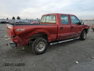 2000 Ford Super Duty F-250 XL with VIN 1FTNW21S2YEC54808, listed as a Copart auction lot 75731584 with 155,290 mi miles and Salvage Title. Bid and sale history available at carsss.com. Image 3.