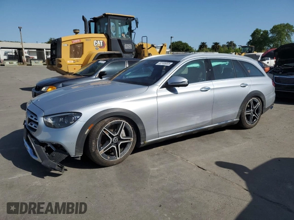 2023 Mercedes-Benz E-Class E 450 with VIN W1KZH6AB9PB174902, listed as a Copart auction lot 52155005 with 11,377 mi miles and Salvage Title. Bid and sale history available at carsss.com. Image 1.