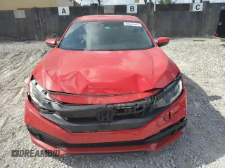 2020 Honda Civic Sedan Sport with VIN 2HGFC2F87LH537167, listed as a Copart auction lot 54429995 with 61,997 mi miles and Salvage Title. Bid and sale history available at carsss.com. Image 5.
