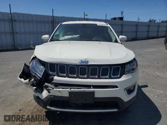 2020 Jeep Compass Limited with VIN 3C4NJCCBXLT154594, listed as a Copart auction lot 57890455 with 107,541 mi miles and Salvage title. Bid and sale history available at DreamBid. Image 5.