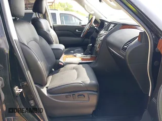 2018 Infiniti QX80 with VIN JN8AZ2NF4J9660983, listed as a IAAI auction lot 42063055 with 24,347 mi miles. Bid and sale history available at carsss.com. Image 5.