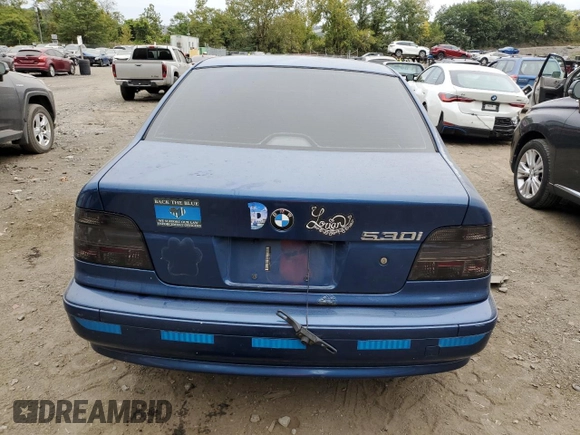 2001 BMW 5 Series 530iA with VIN WBADT63401CF09211, listed as a Copart auction lot 52644055 with 191,141 mi miles and Clean Title. Bid and sale history available at carsss.com. Image 6.