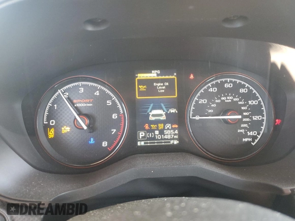 2019 Subaru Forester Sport with VIN JF2SKAPC4KH500550, listed as a Copart auction lot 50234435 with 101,487 mi miles and Salvage Title. Bid and sale history available at carsss.com. Image 9.