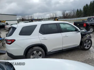 2023 Honda Pilot EX-L 7 Passenger with VIN 5FNYG1H57PB045596, listed as a Copart auction lot 46602654 with 5,435 mi miles and Non Repairable. Bid and sale history available at carsss.com. Image 3.