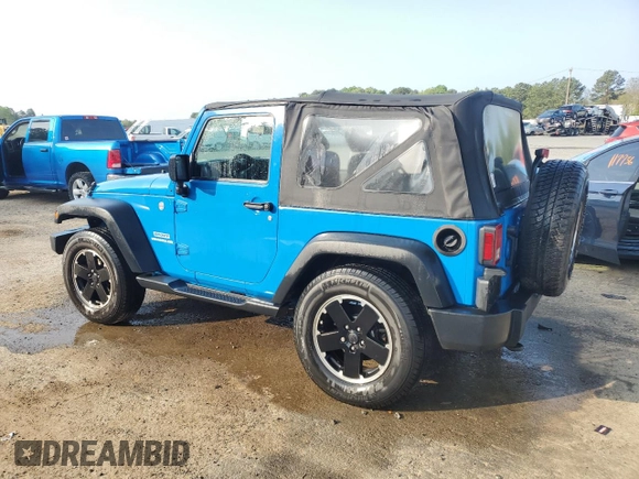 2012 Jeep Wrangler Sport with VIN 1C4AJWAG3CL144015, listed as a Copart auction lot 50969705 with 93,417 mi miles and Salvage title. Bid and sale history available at DreamBid. Image 2.