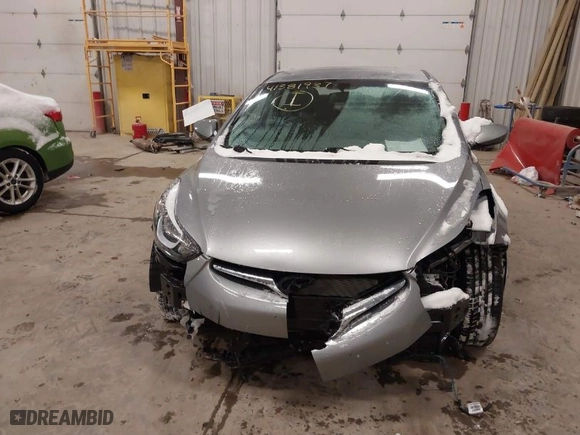 2016 Hyundai Elantra SE with VIN 5NPDH4AE6GH758014, listed as a IAAI auction lot 41381937 with 46,184 mi miles. Bid and sale history available at carsss.com. Image 12.
