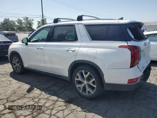 2021 Hyundai Palisade SEL z VIN KM8R44HE7MU222869, wystawiony jako Copart lot #58271175 z przebiegiem 84 943 mil mil oraz Szkoda całkowita • Salvage title. Historia ofert i sprzedaży dostępna na DreamBid. Obrazek 2.