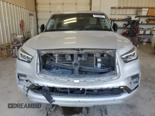 2021 Infiniti QX80 PREMIUM SELECT with VIN JN8AZ2AFXM9720484, listed as a Copart auction lot 53099805 with 64,276 mi miles and Salvage Title. Bid and sale history available at carsss.com. Image 5.