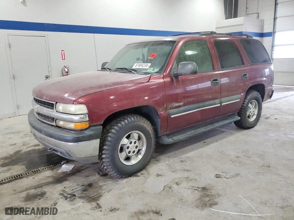 2001 Chevrolet Tahoe LS with VIN 1GNEK13T81R148073, listed as a Copart auction lot 87404234 with 0 mi miles and Clean Title. Bid and sale history available at carsss.com. Image 1.