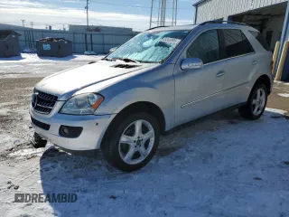 2008 Mercedes-Benz M 3.0L CDI with VIN 4JGBB22E98A387057, listed as a Copart auction lot 45343965 with 123,908 mi miles and Salvage Title. Bid and sale history available at carsss.com. Image 1.