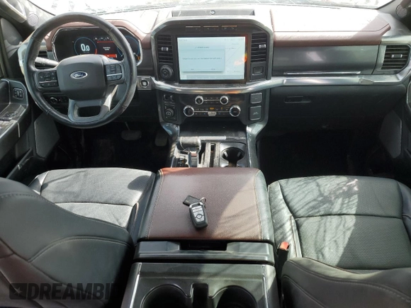 2022 Ford F-150 XL with VIN 1FTFW1E52NKE31356, listed as a Copart auction lot 56332355 with 161,754 mi miles and Salvage Title. Bid and sale history available at DreamBid. Image 8.