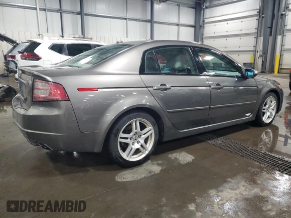 2008 Acura TL with VIN 19UUA66228A051453, listed as a Copart auction lot 50976235 with 207,531 mi miles and Salvage Title. Bid and sale history available at carsss.com. Image 3.