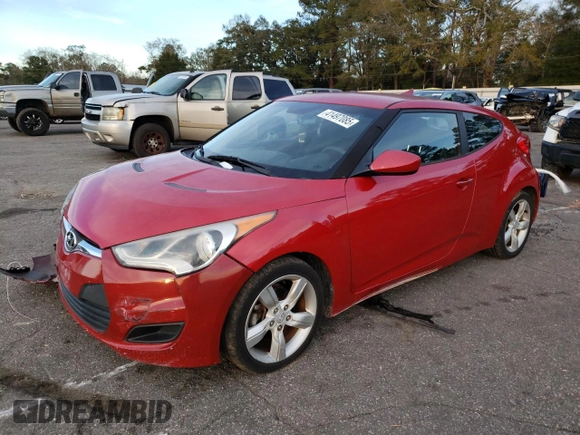 2014 Hyundai Veloster RE:FLEX z VIN KMHTC6AD1EU184837, wystawiony jako Copart lot #41497085 z przebiegiem 114 958 mil mil oraz Szkoda całkowita • Salvage title. Historia ofert i sprzedaży dostępna na DreamBid. Obrazek 1.