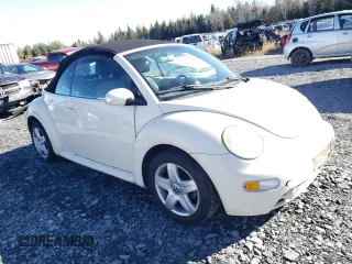 2005 Volkswagen Beetle with VIN 3VWCM21Y15M311018, listed as a Copart auction lot 77611914 with 187,498 mi miles and Salvage Title. Bid and sale history available at DreamBid. Image 4.
