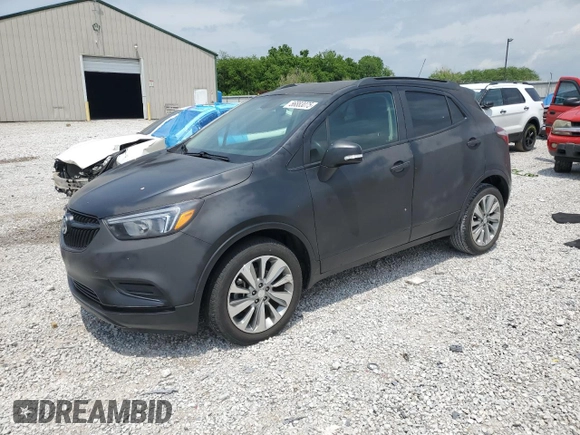 2017 Buick Encore Preferred with VIN KL4CJASB8HB064487, listed as a Copart auction lot 56883075 with 44,185 mi miles and Non repairable. Bid and sale history available at DreamBid. Image 1.