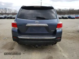 2012 Toyota Highlander Limited with VIN 5TDDK3EH9CS154252, listed as a Copart auction lot 48169895 with 225,493 mi miles and Salvage title. Bid and sale history available at DreamBid. Image 6.