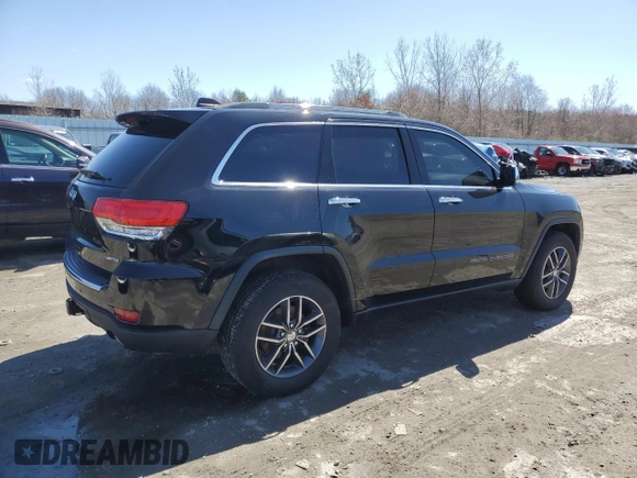 2018 Jeep Grand Cherokee Limited with VIN 1C4RJFBG0JC190853, listed as a Copart auction lot 52005225 with 77,667 mi miles and Salvage Title. Bid and sale history available at carsss.com. Image 3.