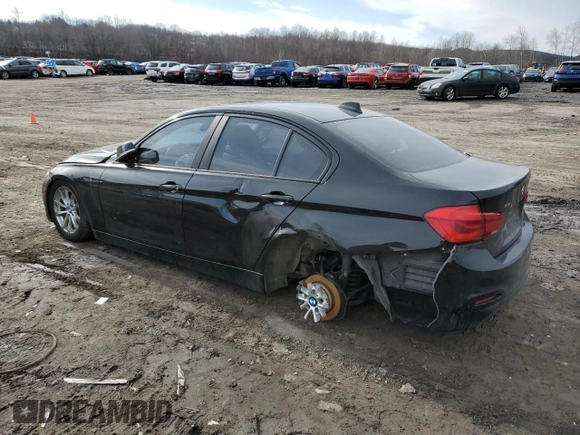 2016 BMW 3 Series 320i xDrive with VIN WBA8E5G53GNU21353, listed as a Copart auction lot 46501085 with 0 mi miles and Salvage Title. Bid and sale history available at carsss.com. Image 2.