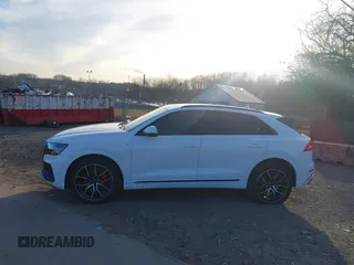 2019 Audi Q8 Prestige with VIN WA1FVAF19KD038382, listed as a IAAI auction lot 41237280 with 57,504 mi miles and . Bid and sale history available at DreamBid. Image 14.